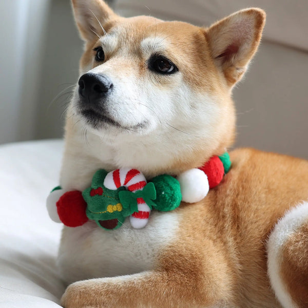 Christmas Dog Cat Collar Handmade