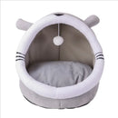 Cat Bed House Kennel Nest Round Pets Sleeping Cave