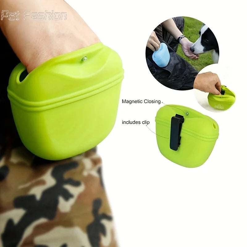Pet Supplies Silicone Dog Food Bag Outdoor Training Dog