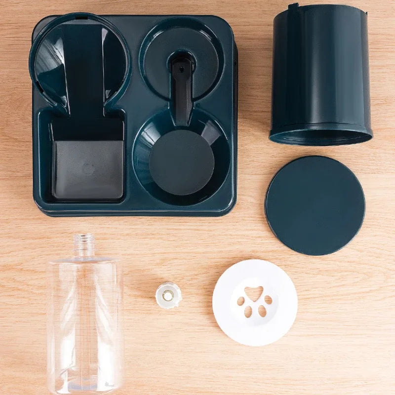 Automatic Cat Feeder Water Dispenser Set