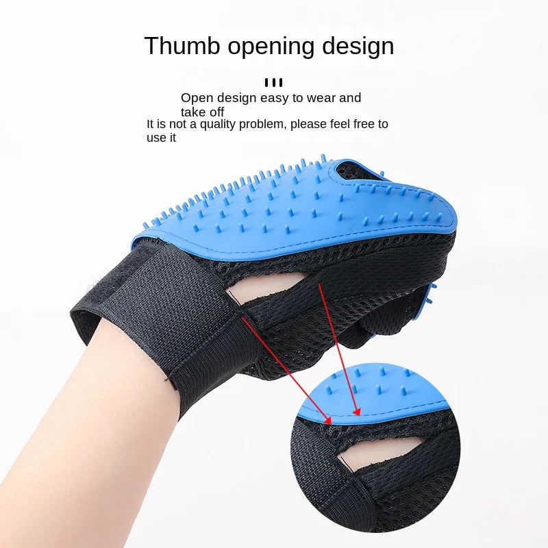 Pet Grooming Gloves Cat Dog Pet Brush Glove