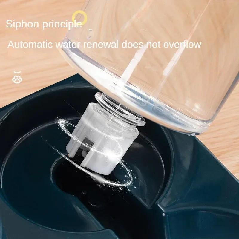 Automatic Cat Feeder Water Dispenser Set