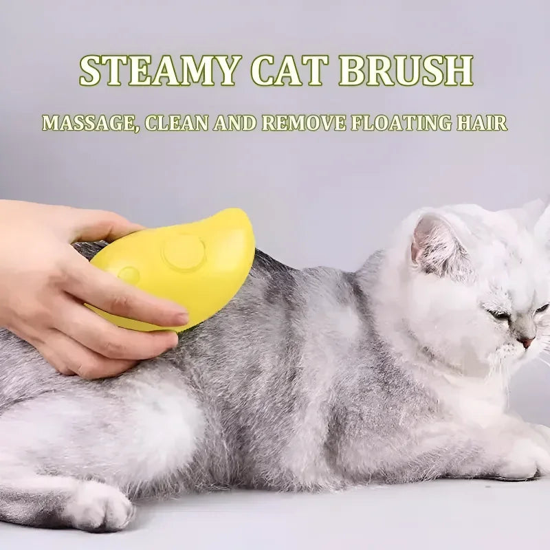 Cat Steam Brush Electric Spray Water Spray