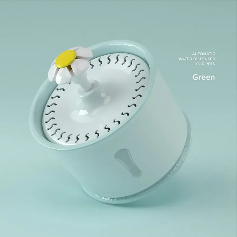 2.4L Pet Cat Dispenser Drinking Water Fountain