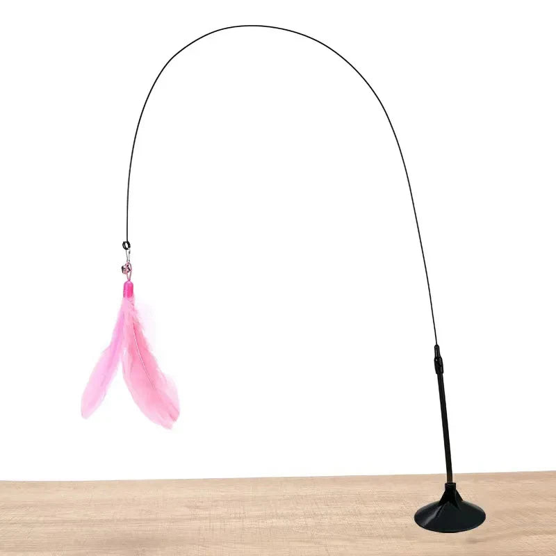 Cats Toys Feathers Wand Interactive Toy