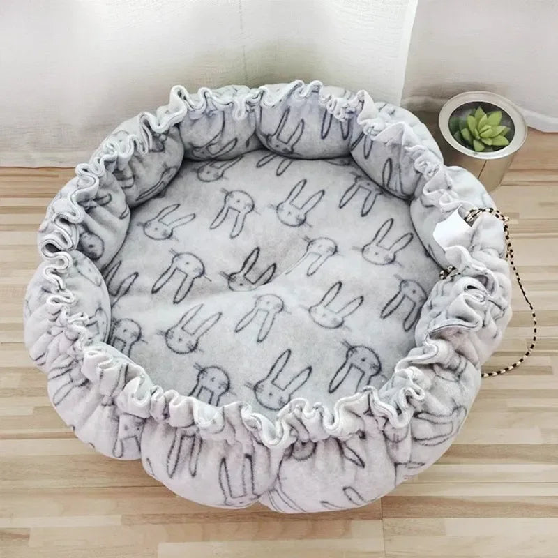 Creative Soft Warm Nest Dual-Use Adjustable Pet Bed